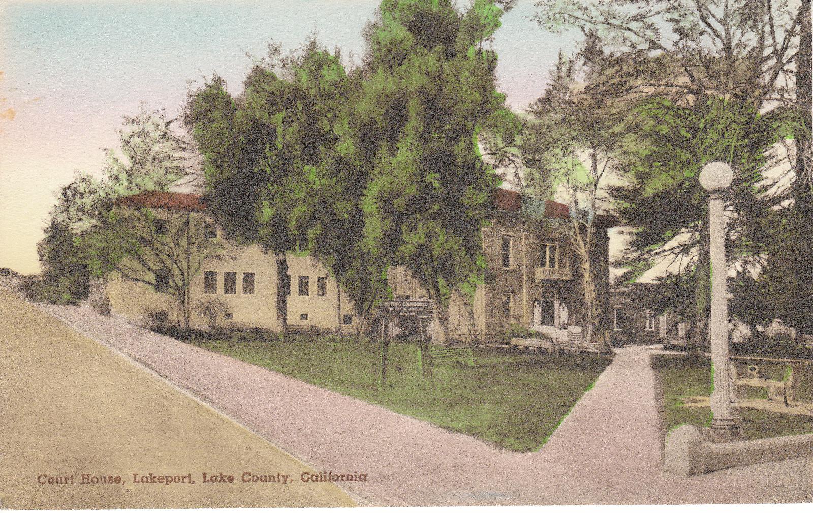 Old Courthouse postcard color